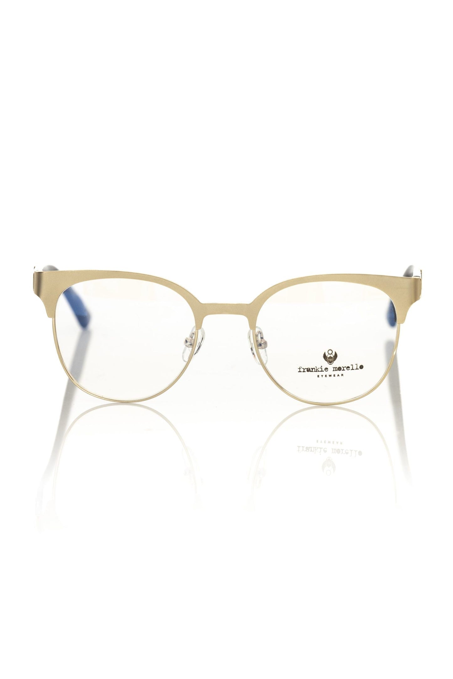 Frankie Morello Gold Metallic Women's Eyeglass Women's Frame