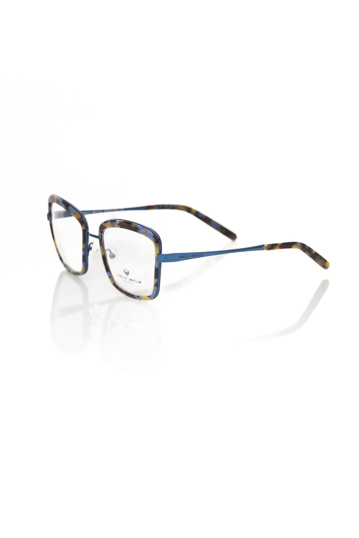 Frankie Morello Blue Metallic Women's Eyeglass Women's Frame