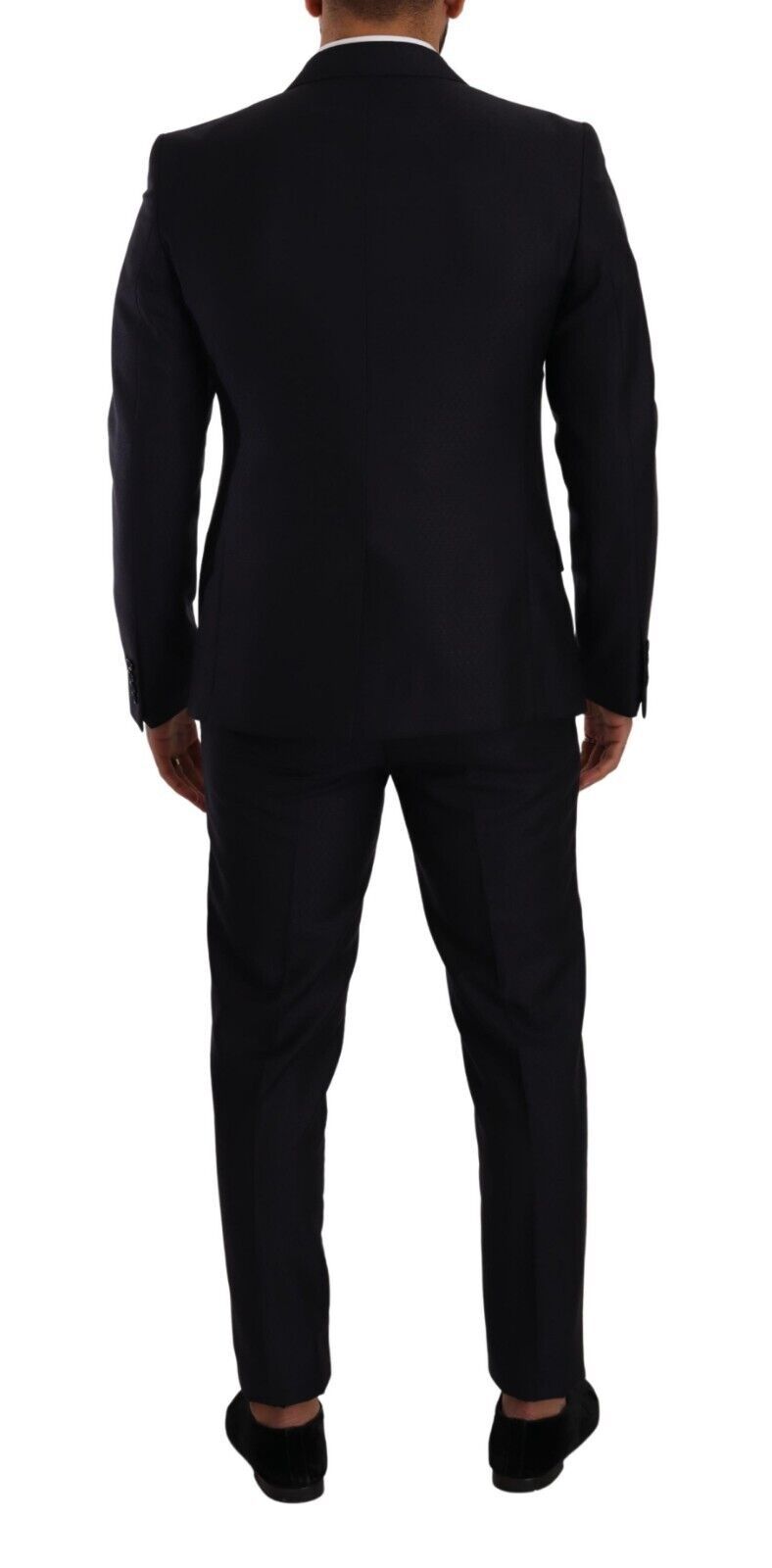 Dolce & Gabbana Blue MARTINI Slim fit 2 Piece Coat Men's Suit