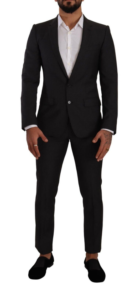 Dolce & Gabbana Black MARTINI Single Breasted 2 Piece Men's Suit