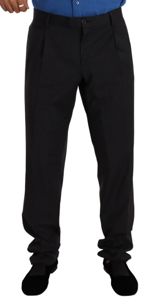 Dolce & Gabbana Gray Dress Trouser VENTANNI Dress Men's Pants