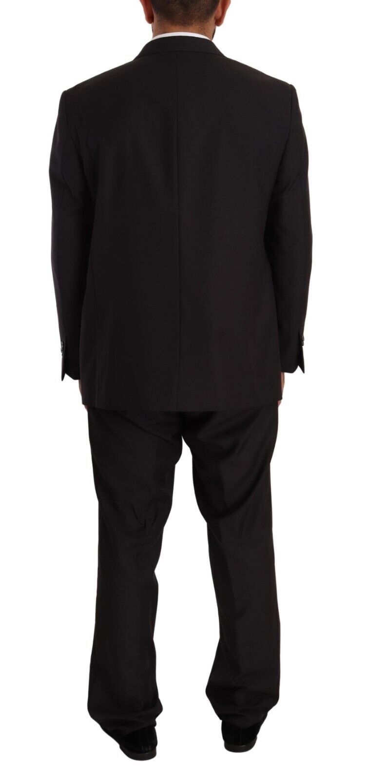 Domenico Tagliente Gray Polyester Single Breasted Formal Men's Suit