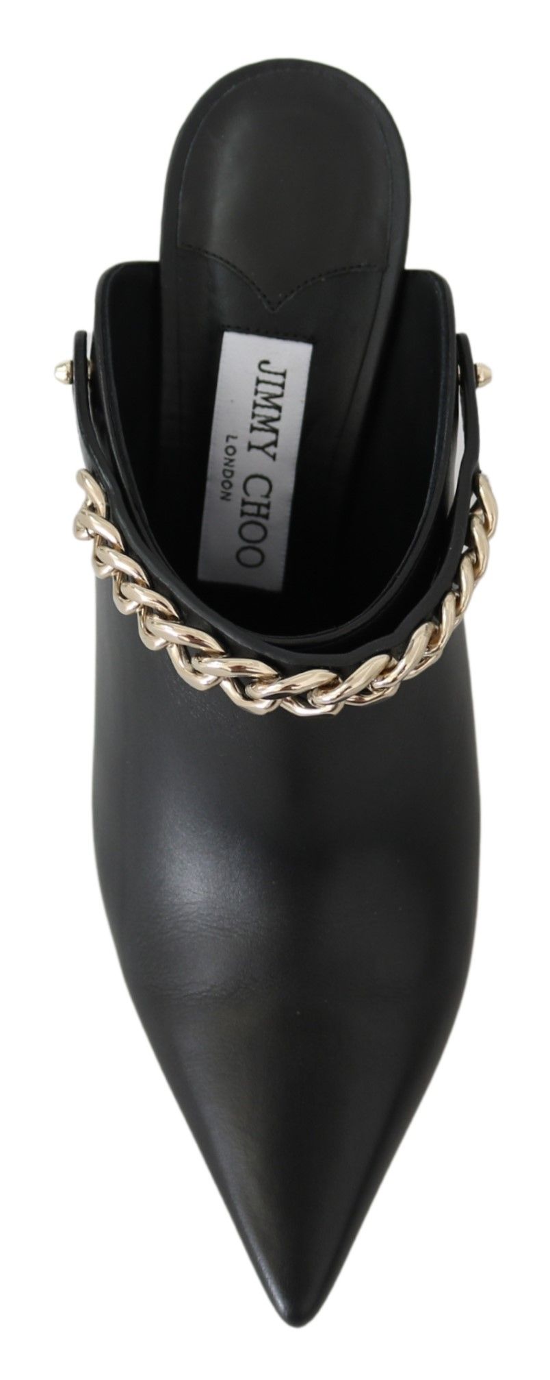 Jimmy Choo Black Calf Leather Lexx Pumps Women's Shoes