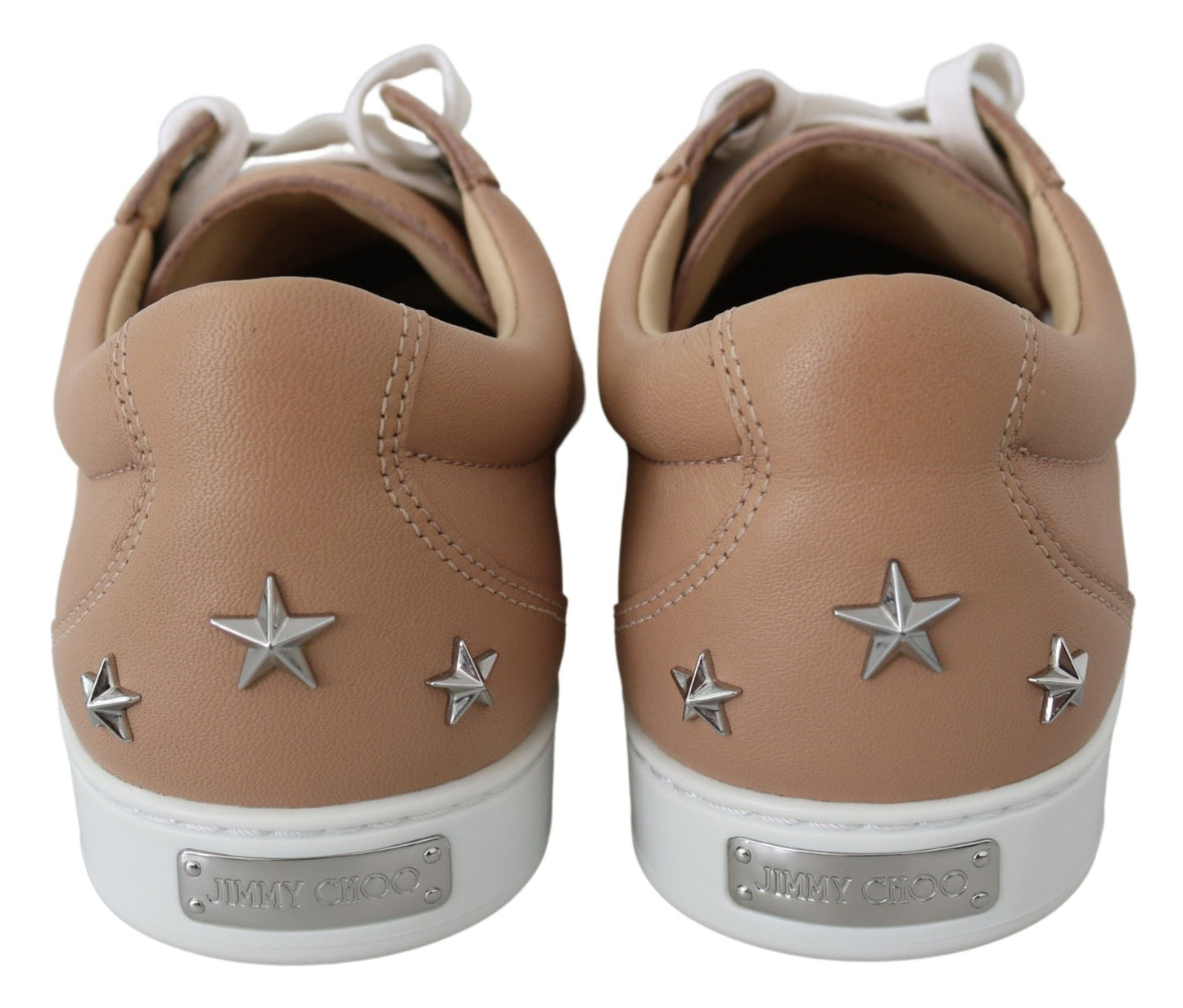 Jimmy Choo Powder Pink Leather Cash Women's Sneakers