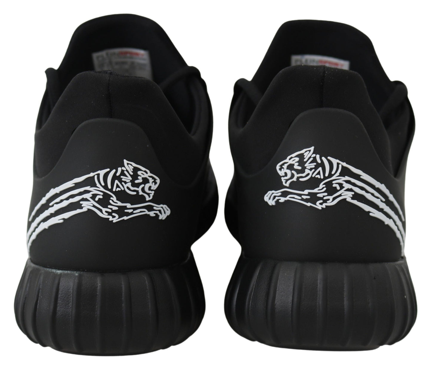 Plein Sport Black Polyester Runner Henry Sneakers Men's Shoes