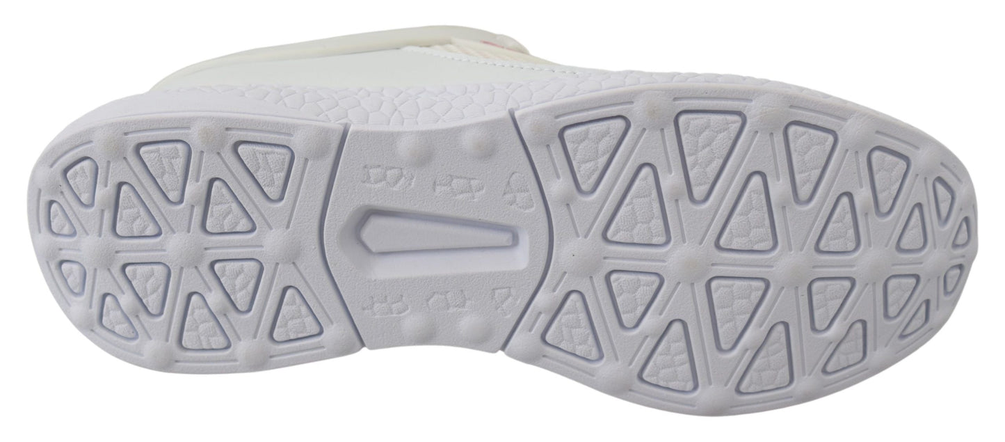 Plein Sport White Polyester Runner Becky Sneakers Women's Shoes