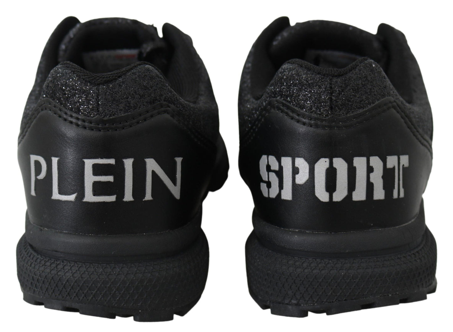 Plein Sport Black Polyester Runner Jasmines Sneakers Women's Shoes