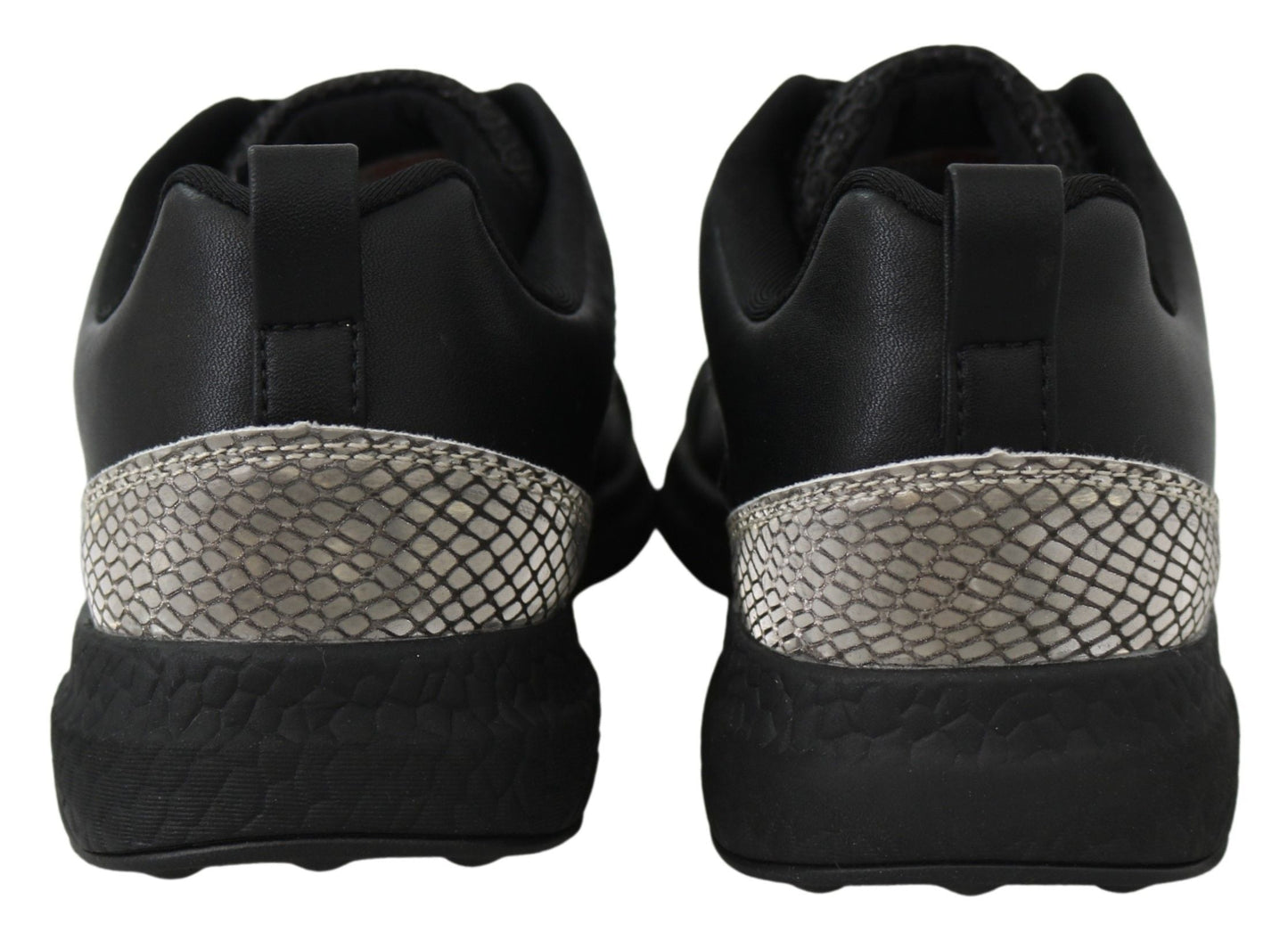 Plein Sport Black Polyester Runner Gisella Sneakers Women's Shoes