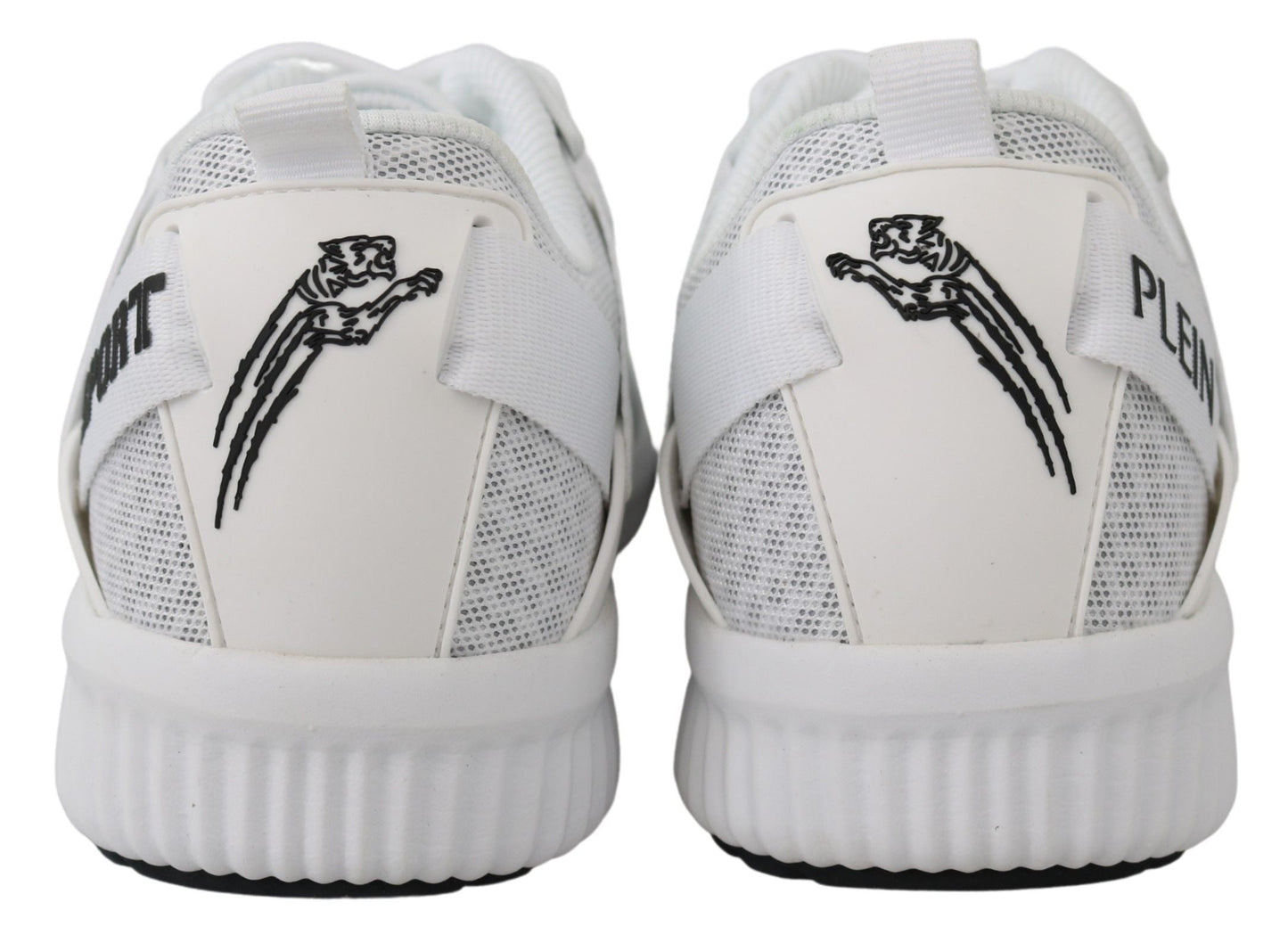 Plein Sport White Polyester Adrian Sneakers Men's Shoes