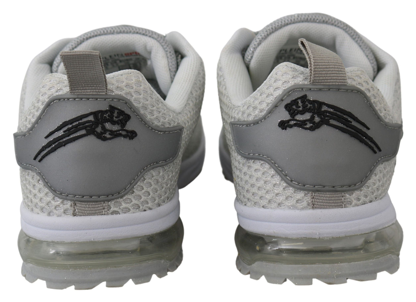 Plein Sport Silver Polyester Gretel Sneakers Women's Shoes