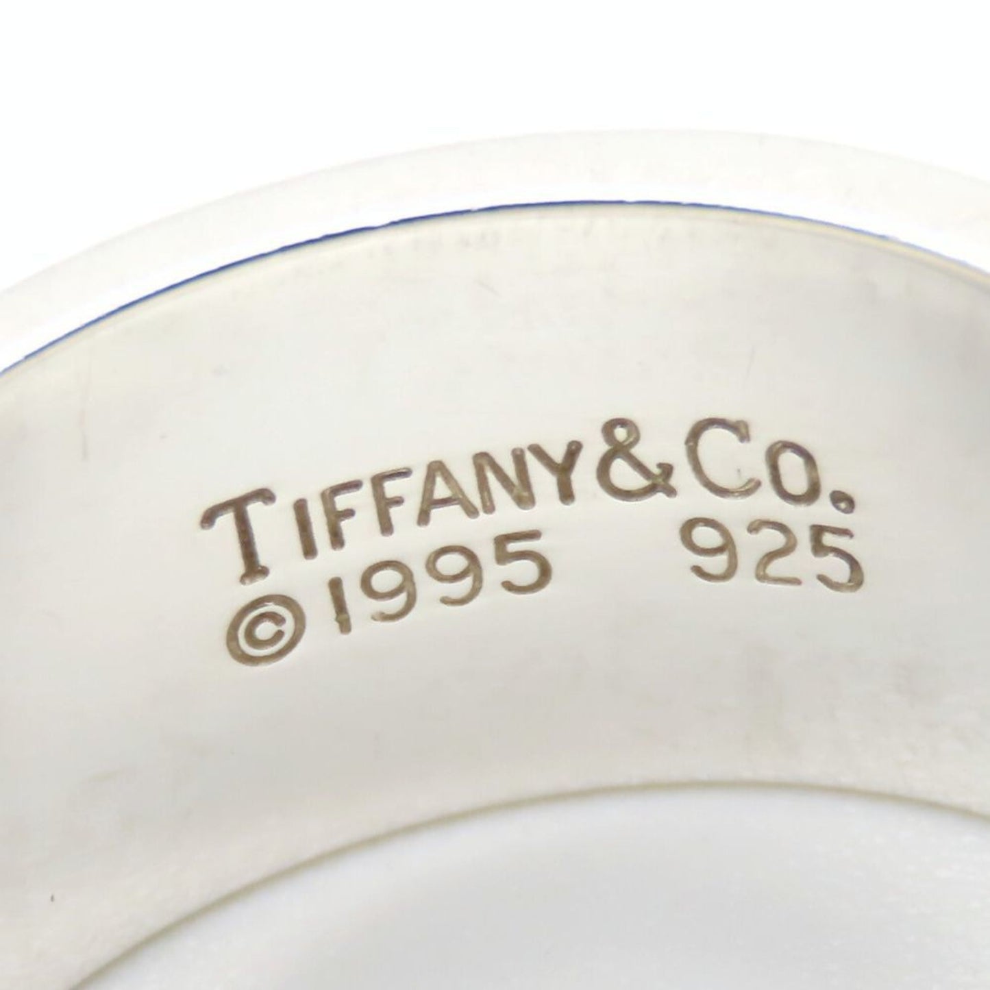 Tiffany Silver Silver 925 Band Ring (Pre-Owned)
