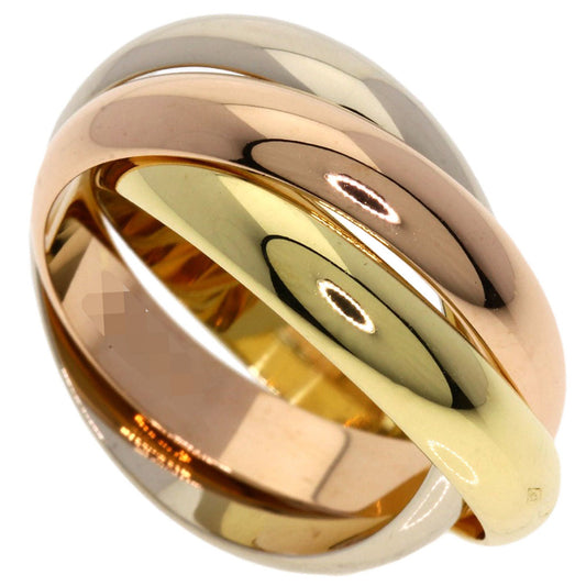 Cartier Trinity Pink Gold White Gold Yellow Gold Yellow Gold (18K) Pink Gold (18K) White Gold (18K) Band Ring (Pre-Owned)