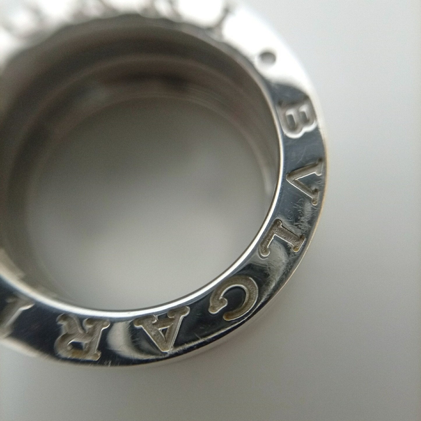 Bvlgari Silver Band Ring (Pre-Owned)