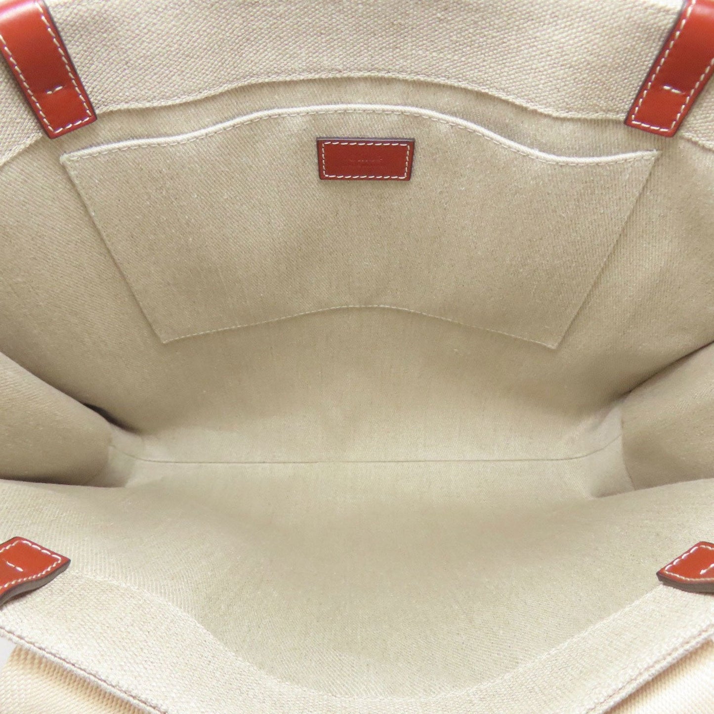 Chlo�� Brown Canvas Tote Bag (Pre-Owned)