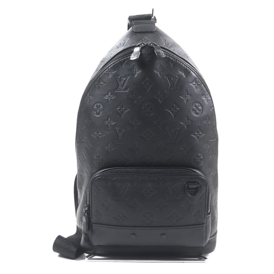 Louis Vuitton Black Leather Sling Bag (Pre-Owned)
