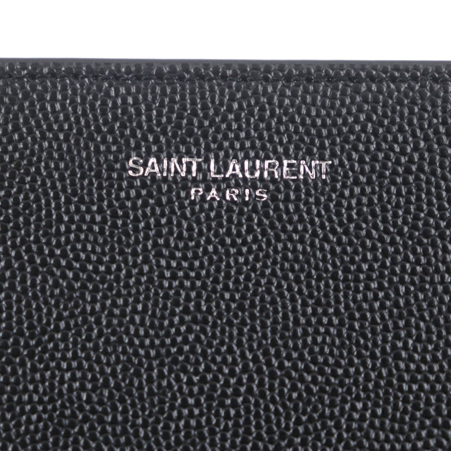 Saint Laurent Black Leather Bill Wallet (Bi-Fold) (Pre-Owned)