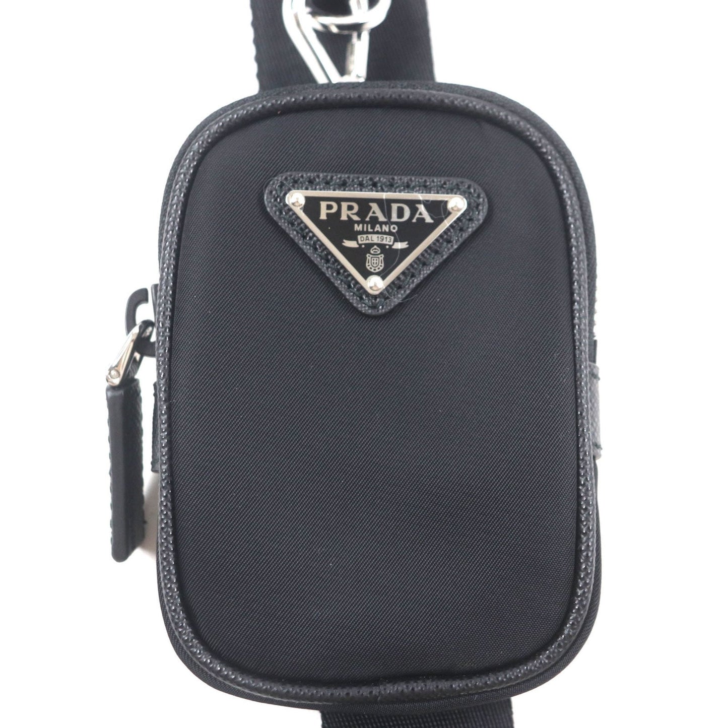 Prada Black Nylon Saffiano Shoulder Bag (Pre-Owned)