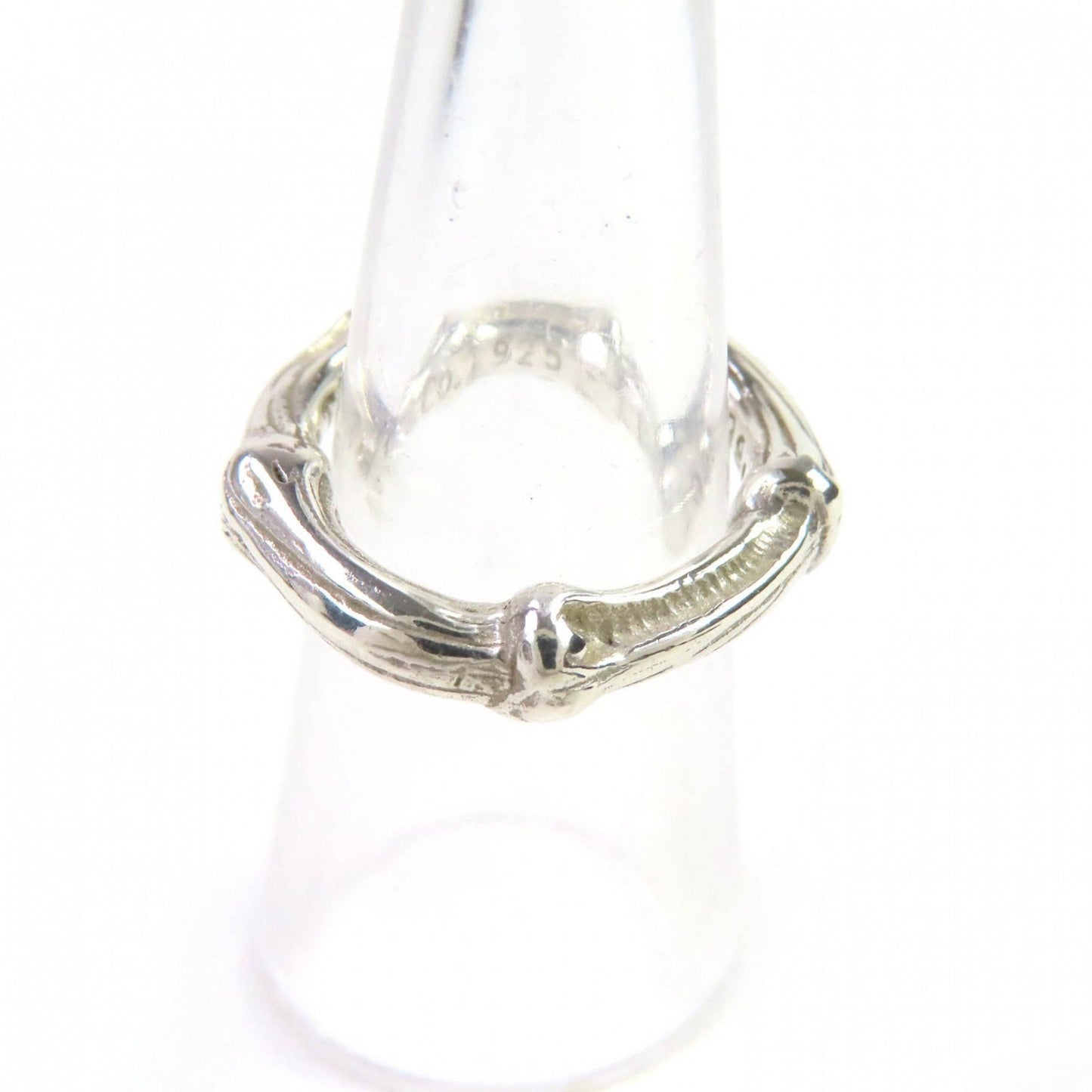 Tiffany Silver Silver 925 Band Ring (Pre-Owned)