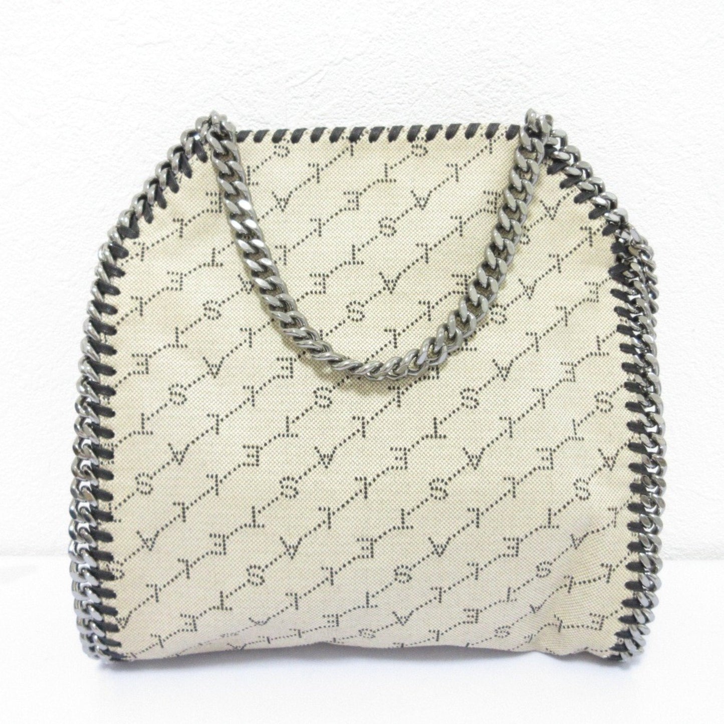 Stella Mccartney Beige Shoulder Bag Tote Bag (Pre-Owned)