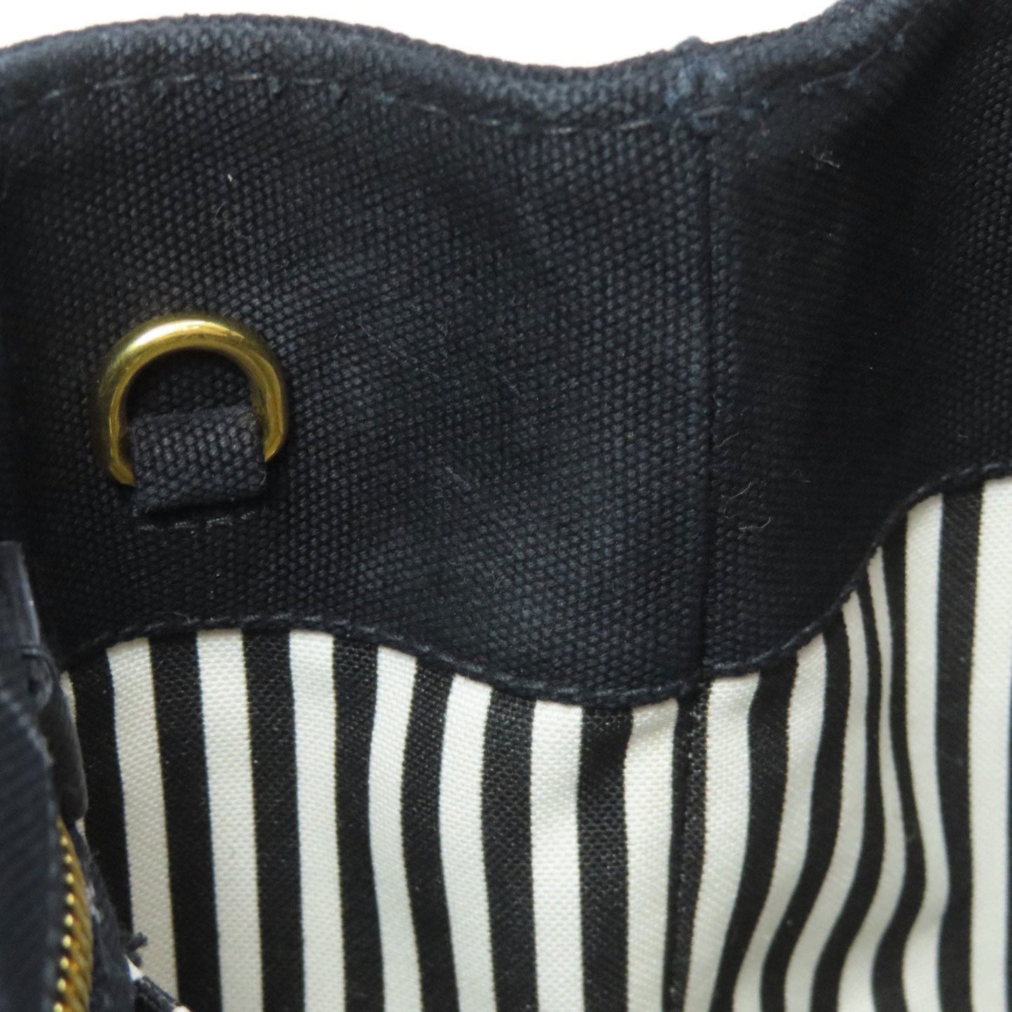 Prada Black Canvas Handbag (Pre-Owned)