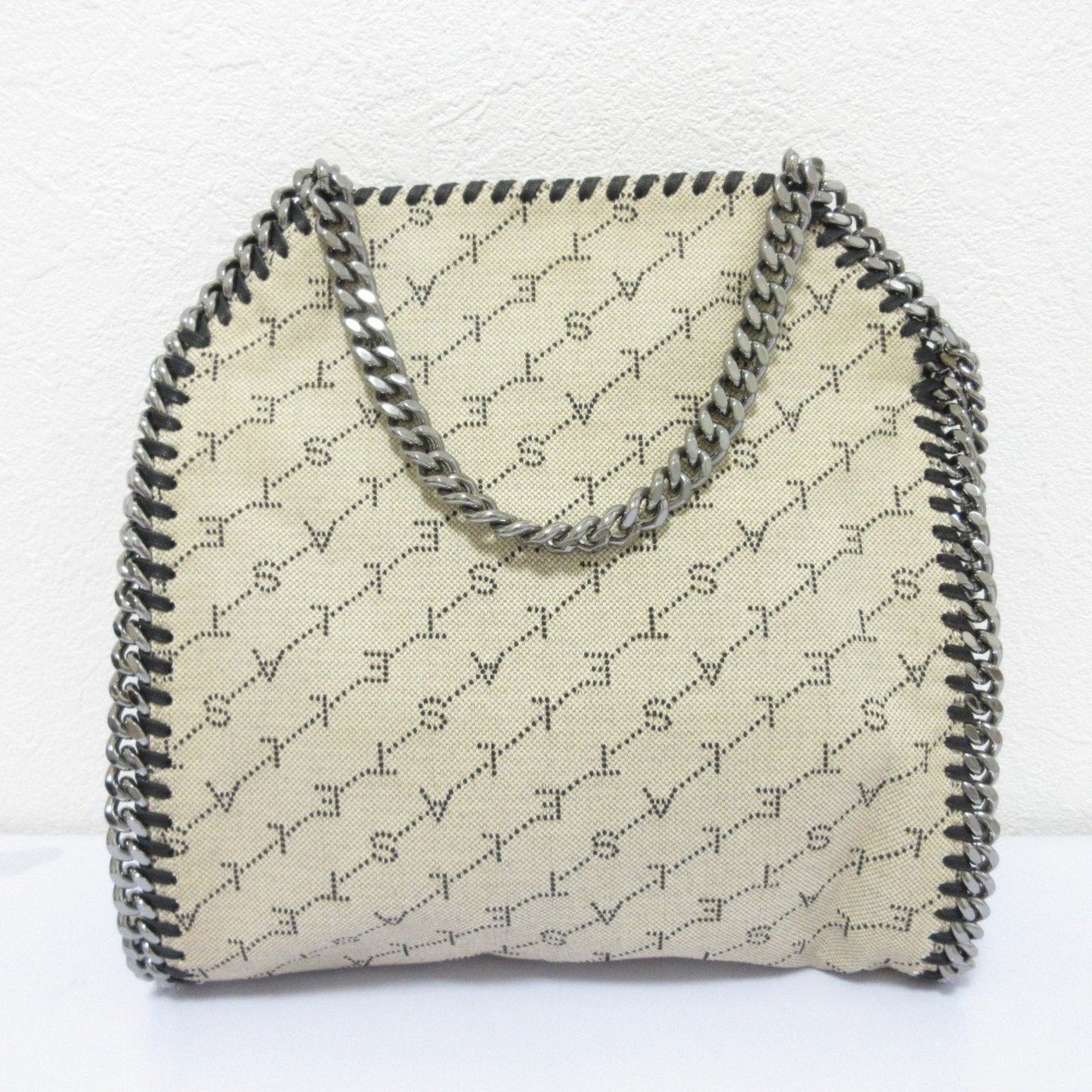 Stella Mccartney Beige Shoulder Bag Tote Bag (Pre-Owned)