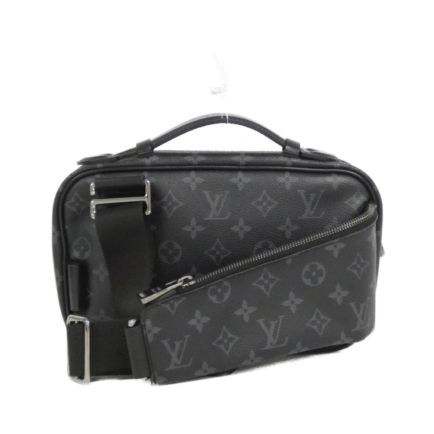 Louis Vuitton Black Coated Canvas Shoulder Bag (Pre-Owned)