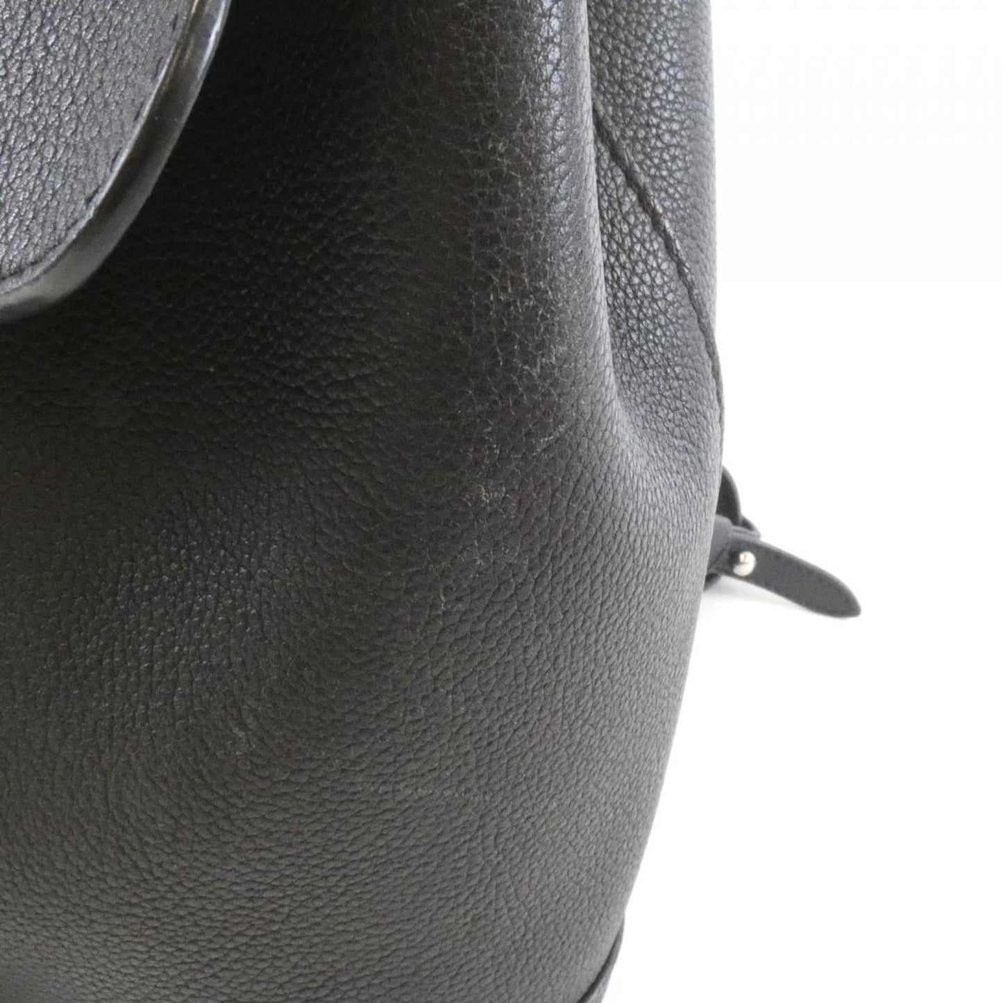 Louis Vuitton Black Leather Backpack (Pre-Owned)