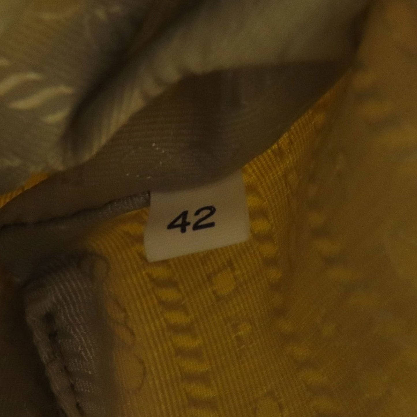 Prada Yellow Nylon Handbag (Pre-Owned)
