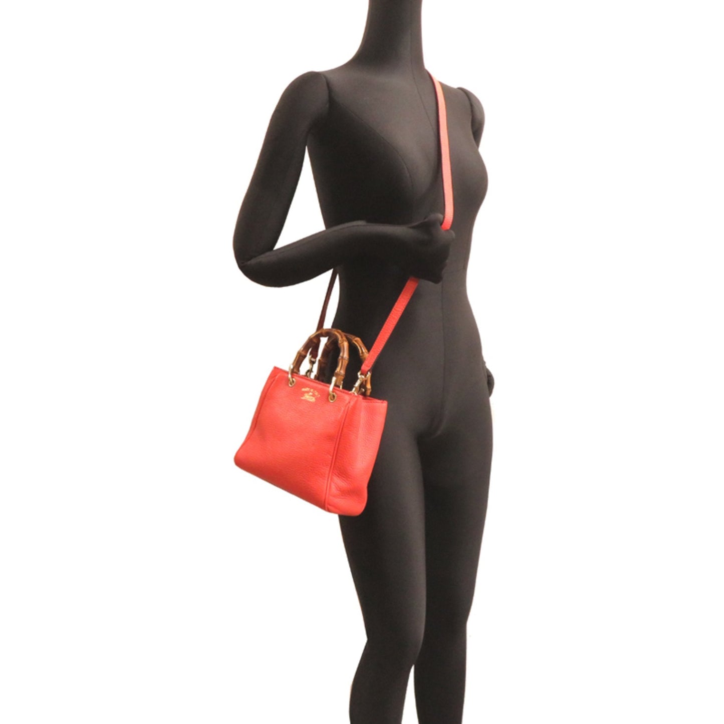 Gucci Orange Leather Handbag (Pre-Owned)