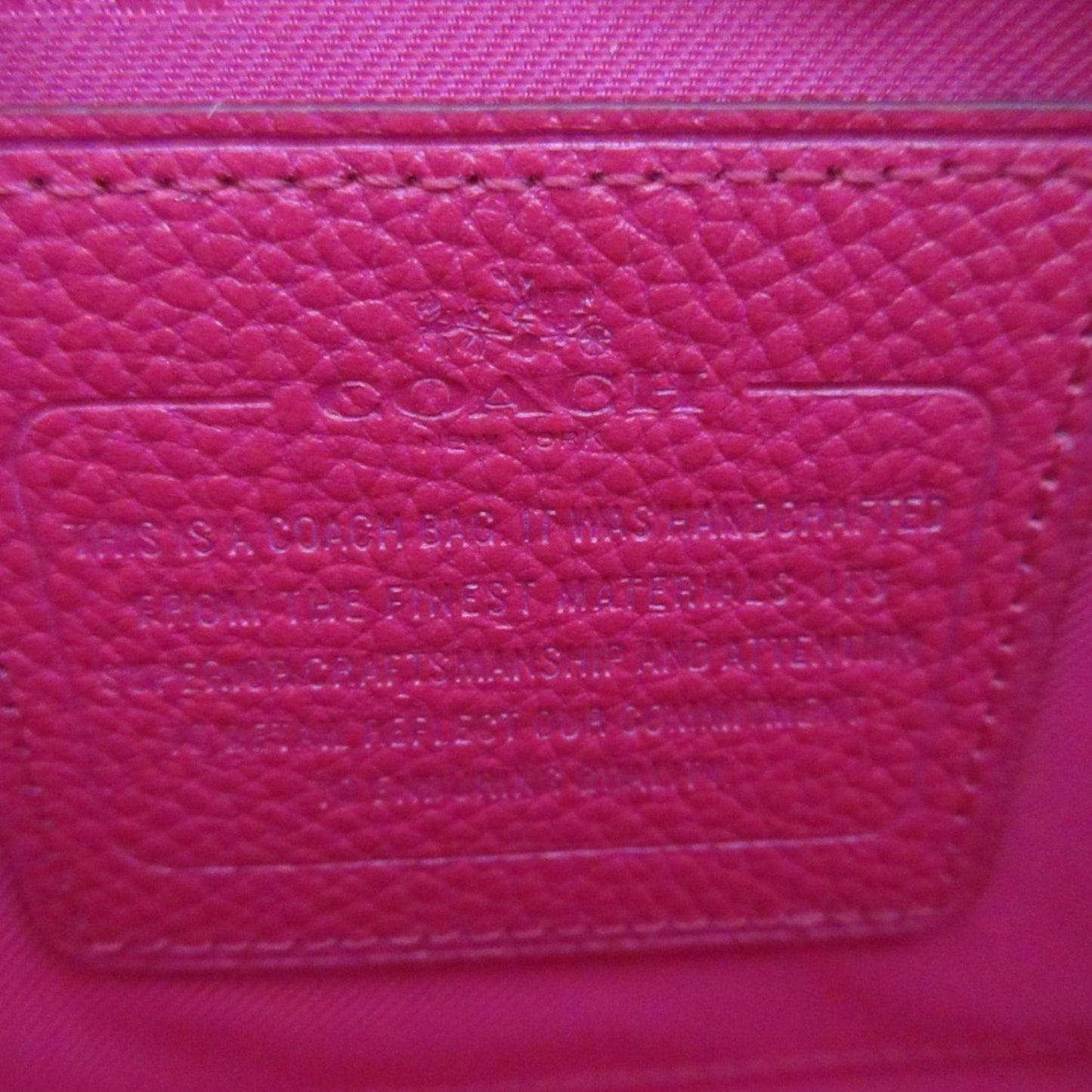 Coach Pink Shoulder Bag (Pre-Owned)
