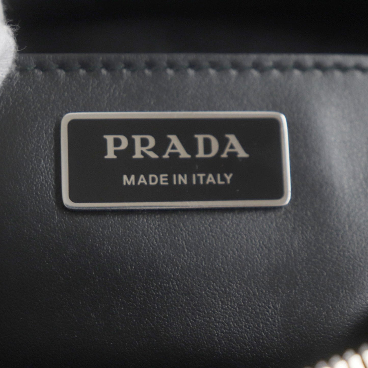 Prada Black Nylon Leather Shoulder Bag (Pre-Owned)