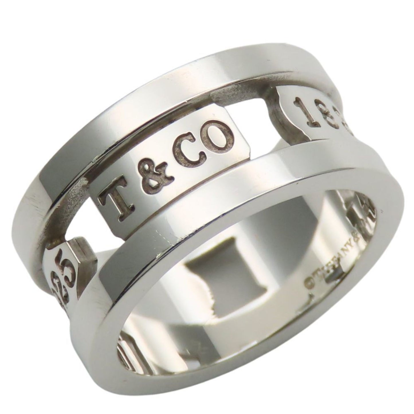 Tiffany Silver Silver 925 Band Ring (Pre-Owned)