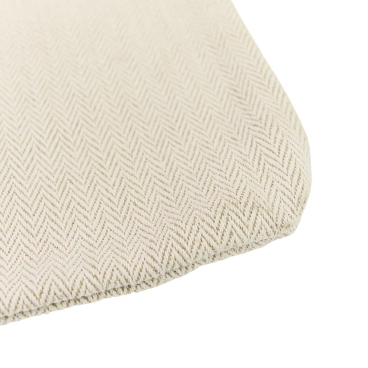 Hermes Brown Ivory Toile Chevron Shoulder Bag (Pre-Owned)