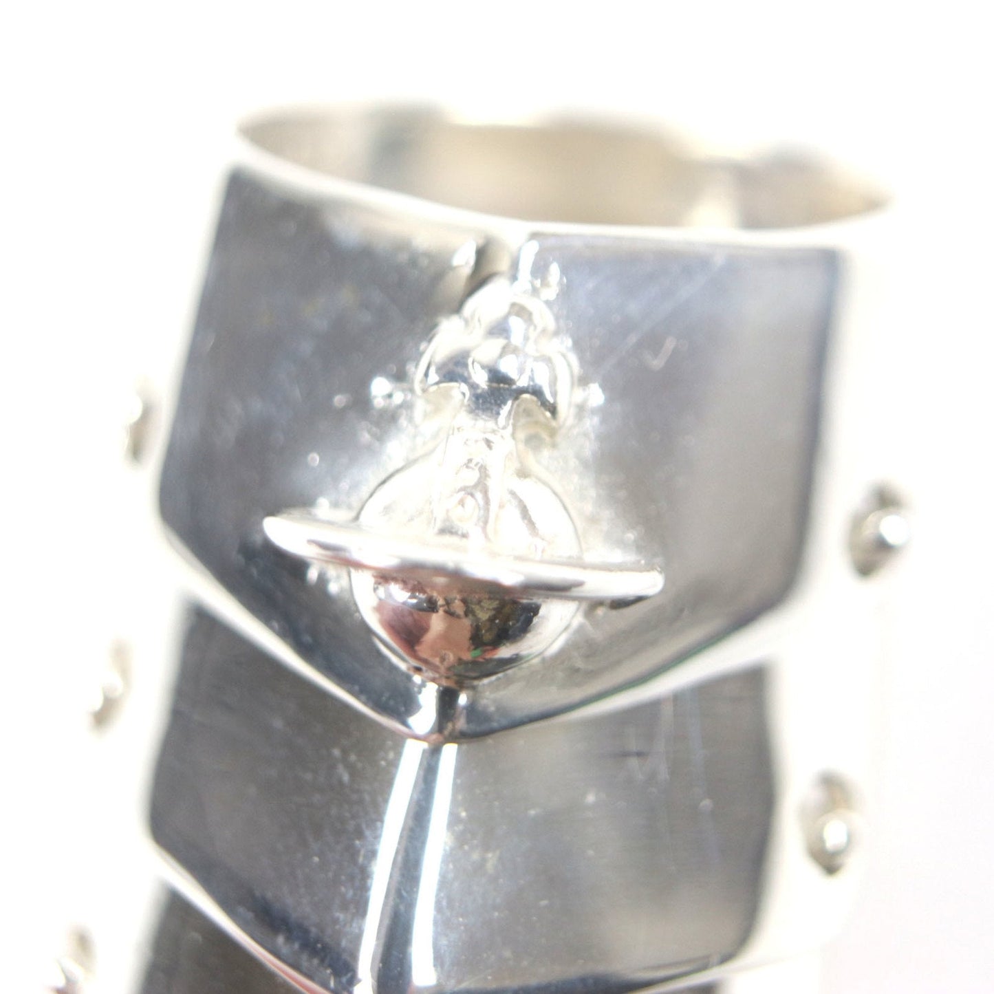 Vivienne Westwood Silver Silver 925 Band Ring (Pre-Owned)