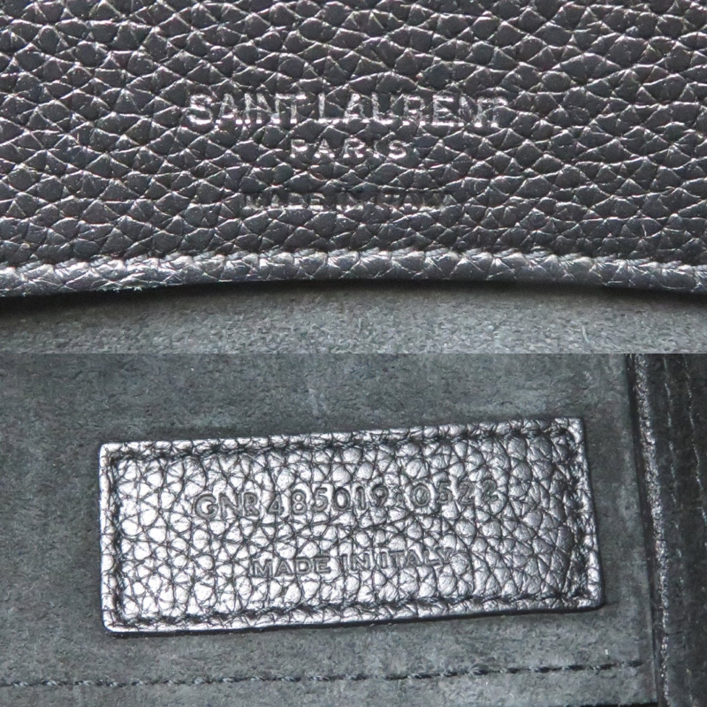 Saint Laurent Black Leather Handbag (Pre-Owned)