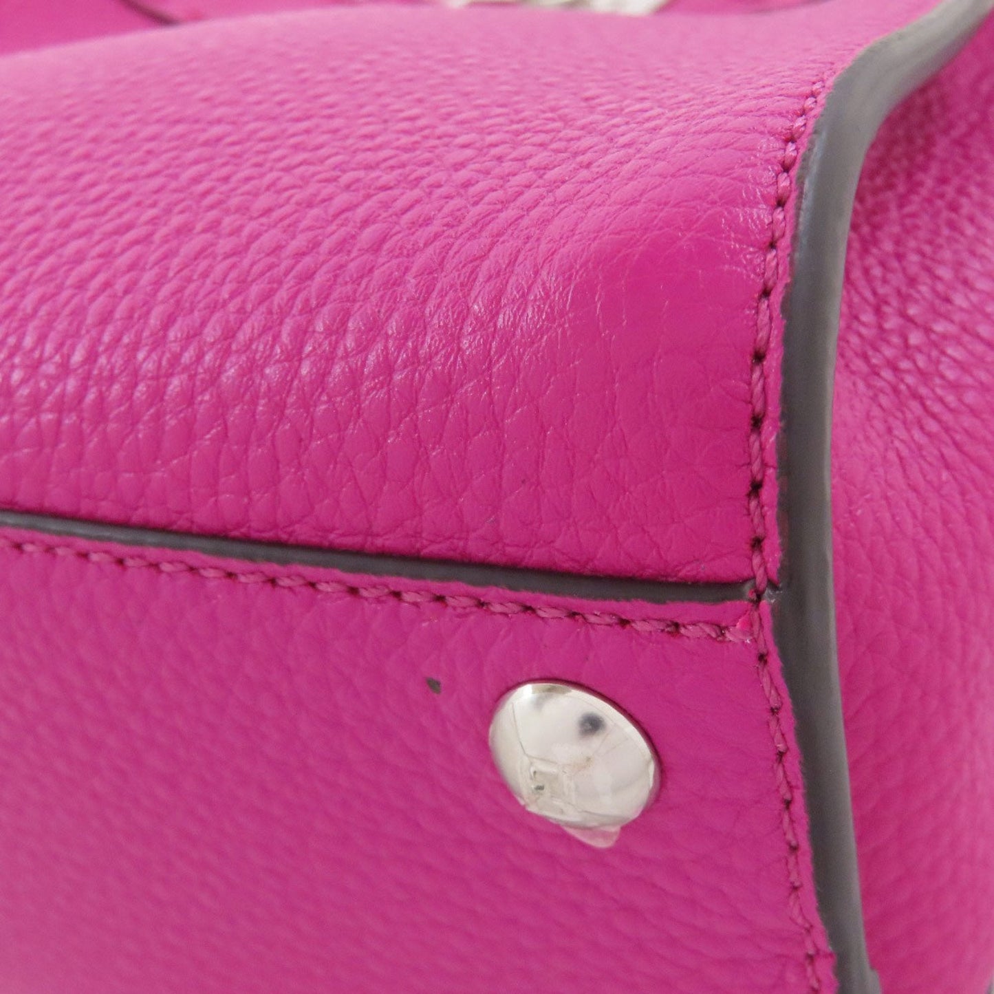 Fendi Pink Leather Handbag (Pre-Owned)