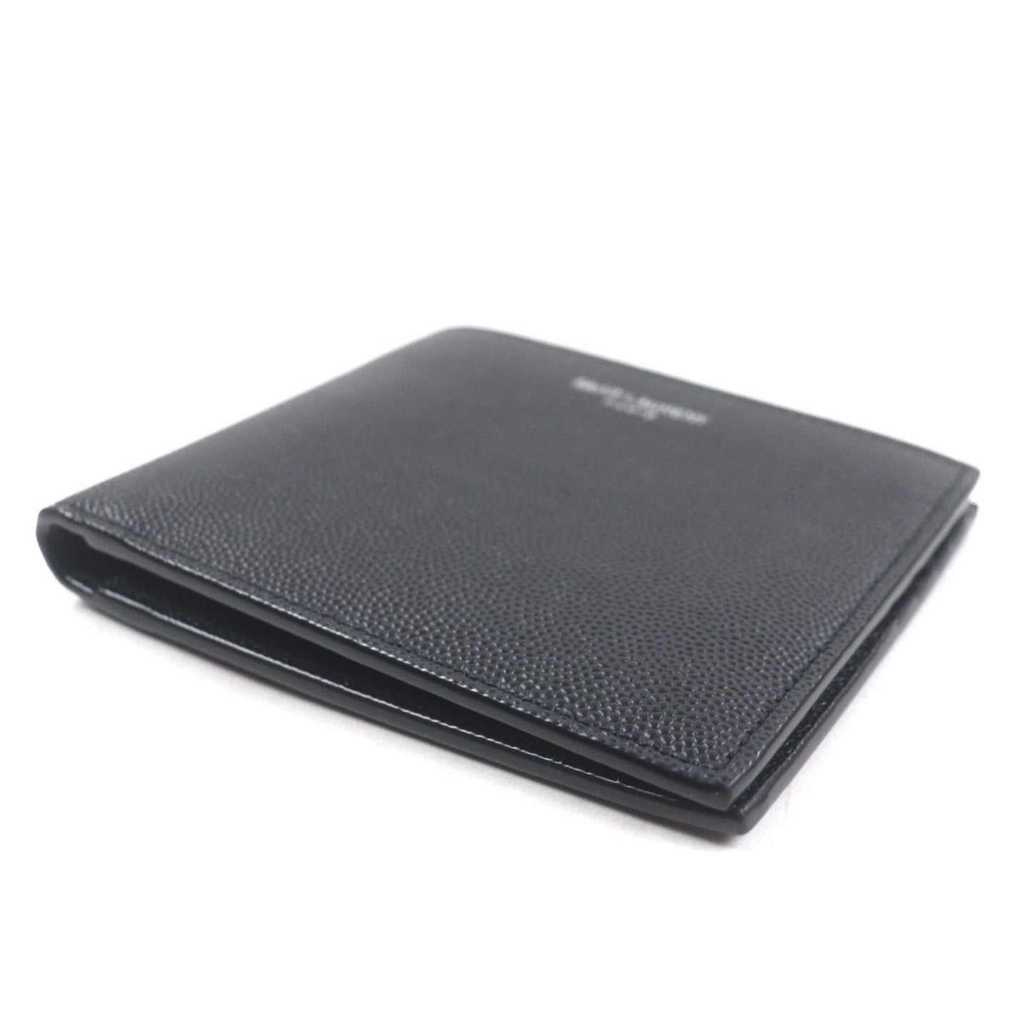 Saint Laurent Black Leather Bill Wallet (Bi-Fold) (Pre-Owned)