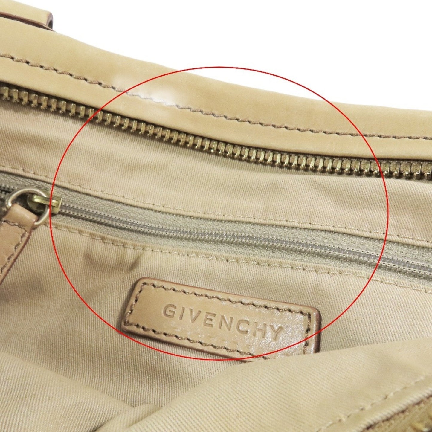 Givenchy Beige Handbag Shoulder Bag (Pre-Owned)