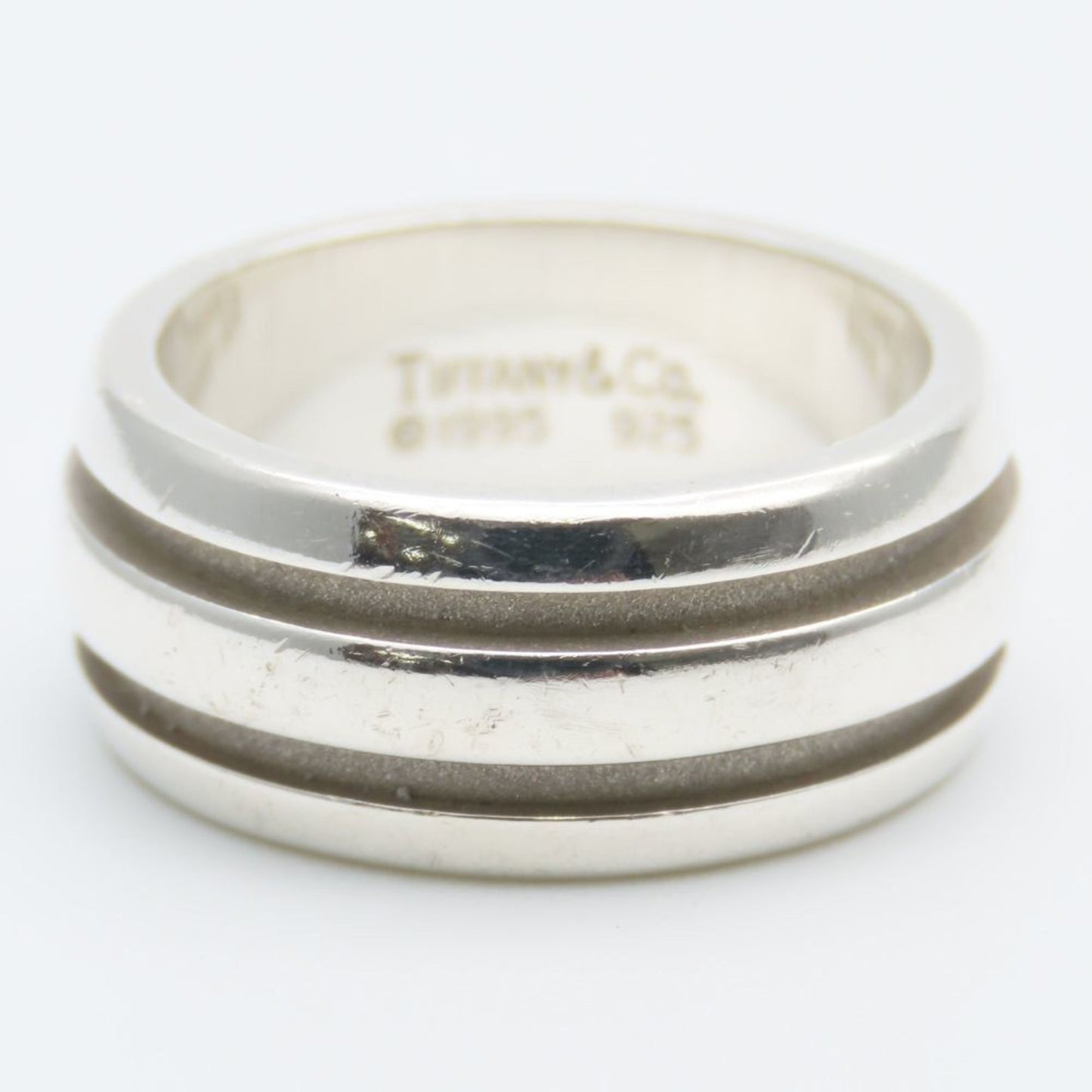 Tiffany Silver Silver 925 Band Ring (Pre-Owned)