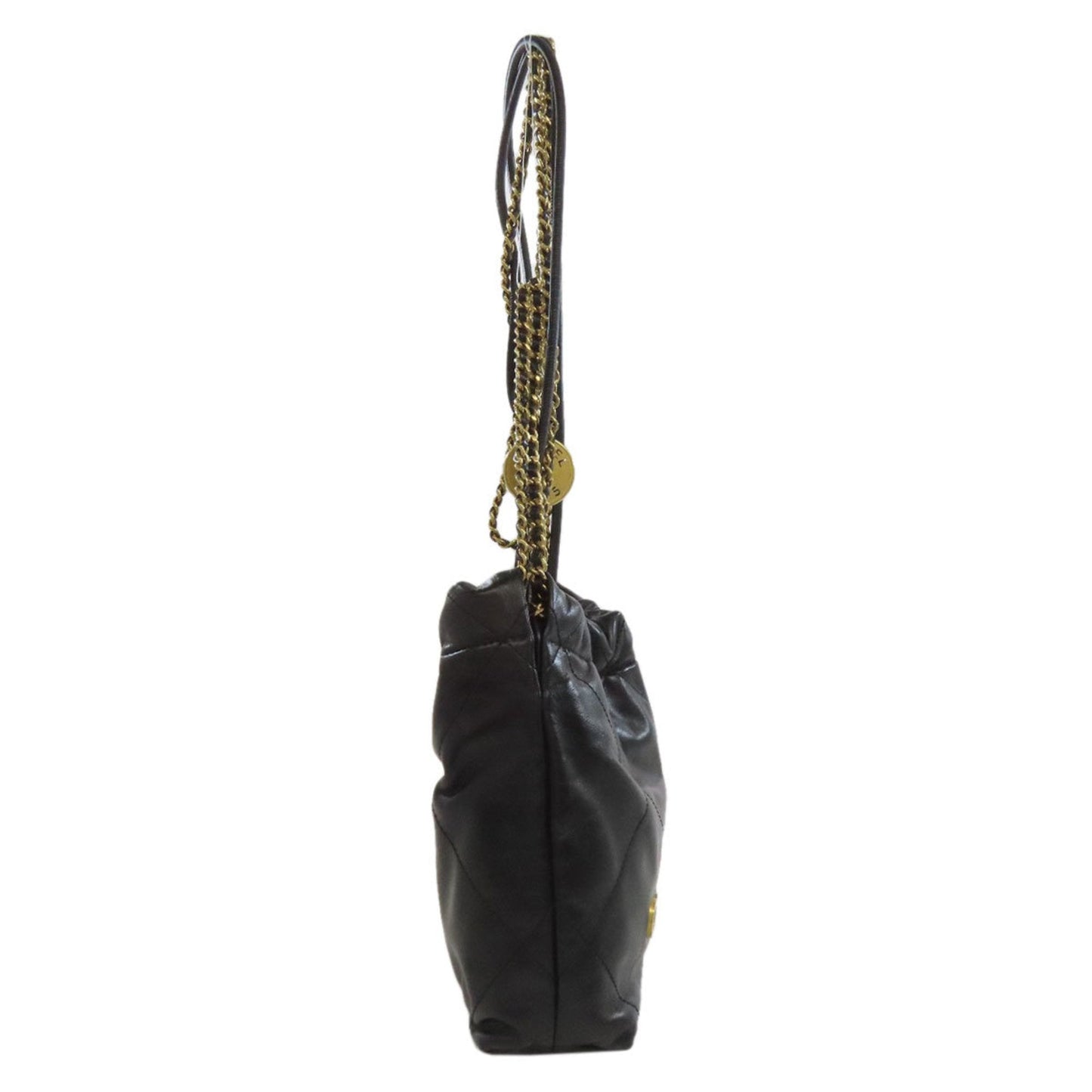 Chanel Black Leather Handbag (Pre-Owned)