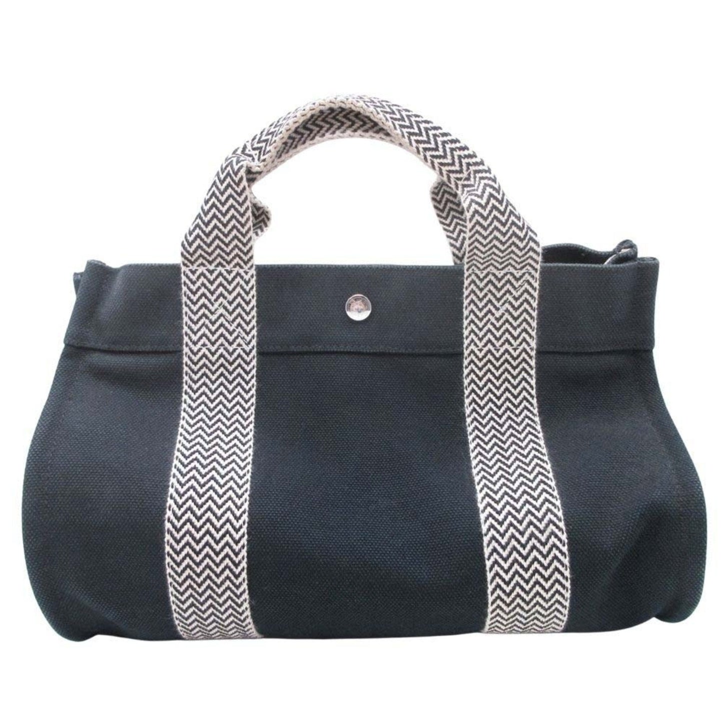Hermes Black White Handbag Pouch (Pre-Owned)