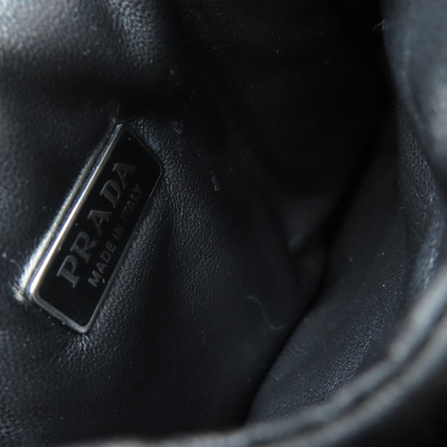 Prada Black Nappa Leather Handbag (Pre-Owned)