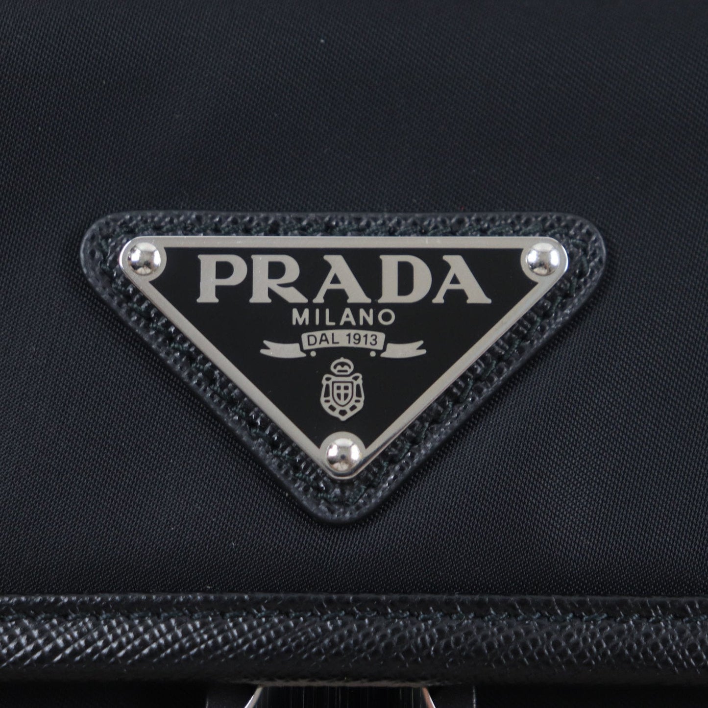 Prada Black Nylon Saffiano Shoulder Bag (Pre-Owned)