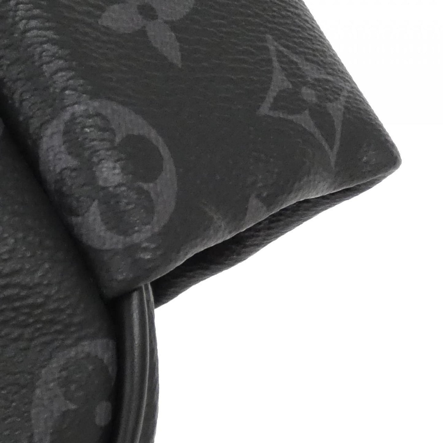 Louis Vuitton Black Coated Canvas Shoulder Bag (Pre-Owned)