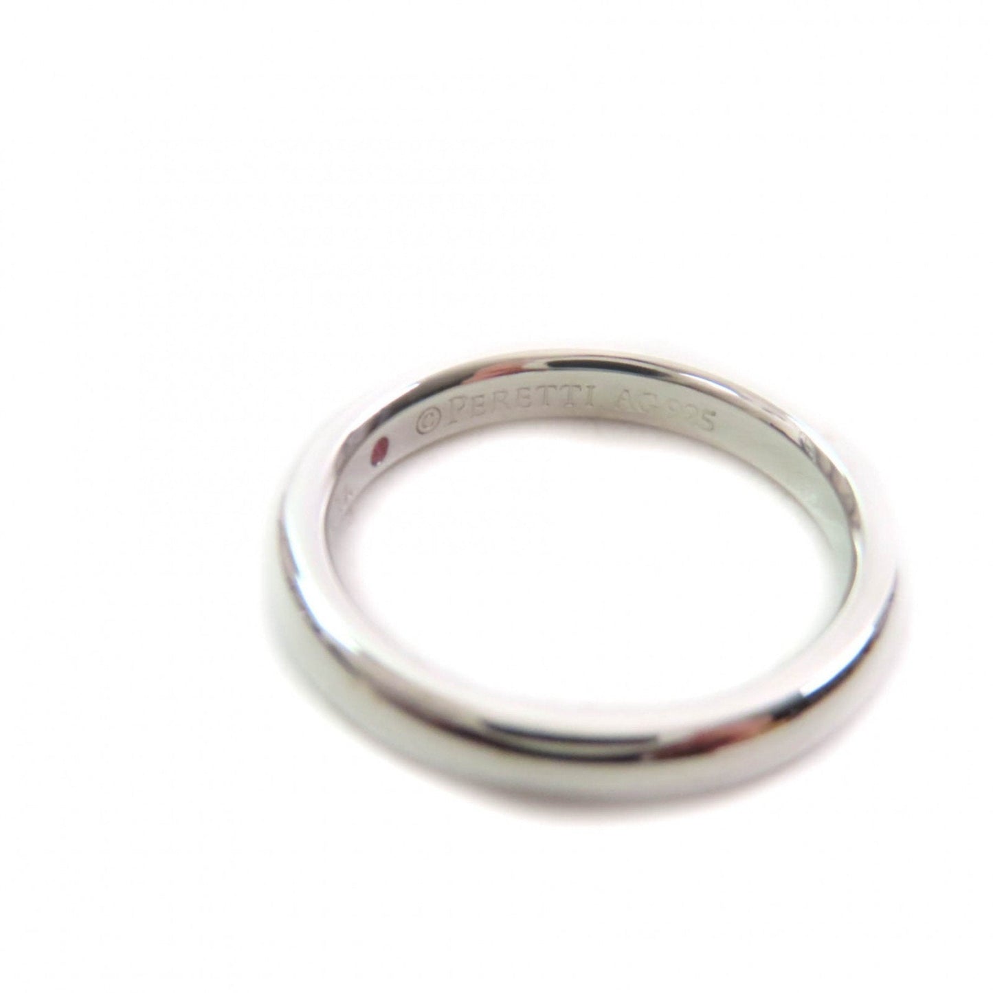 Tiffany Silver Silver 925 Band Ring (Pre-Owned)