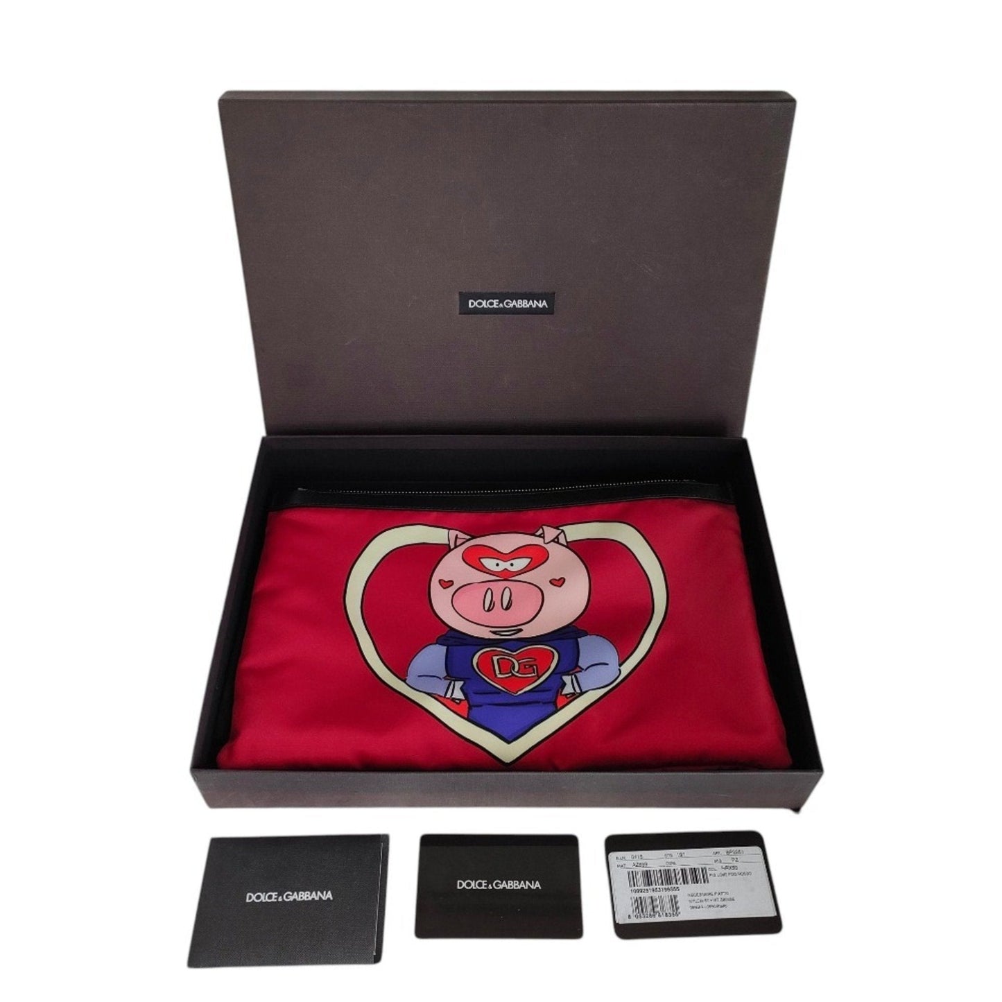 Dolce & Gabbana Red Color Clutch Bag (Pre-Owned)