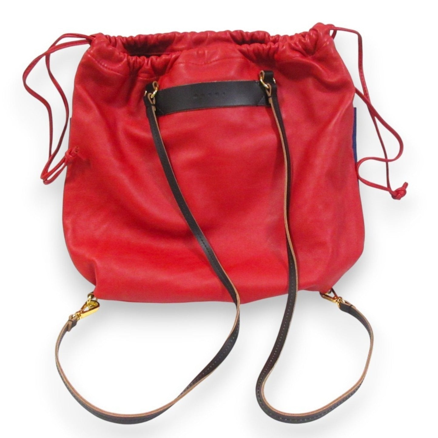 Marni Black Blue Red Color Backpack (Pre-Owned)