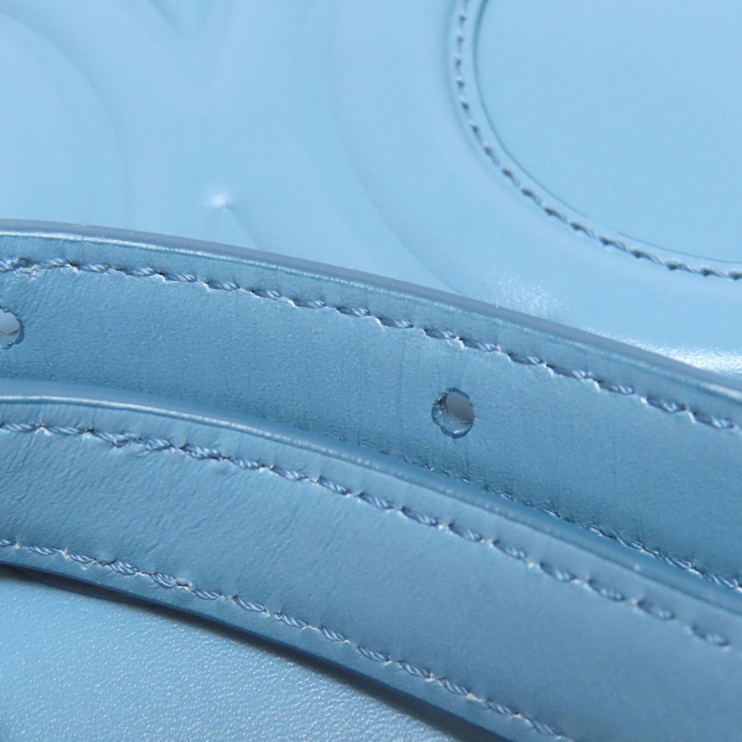 Celine Blue Leather Shoulder Bag (Pre-Owned)
