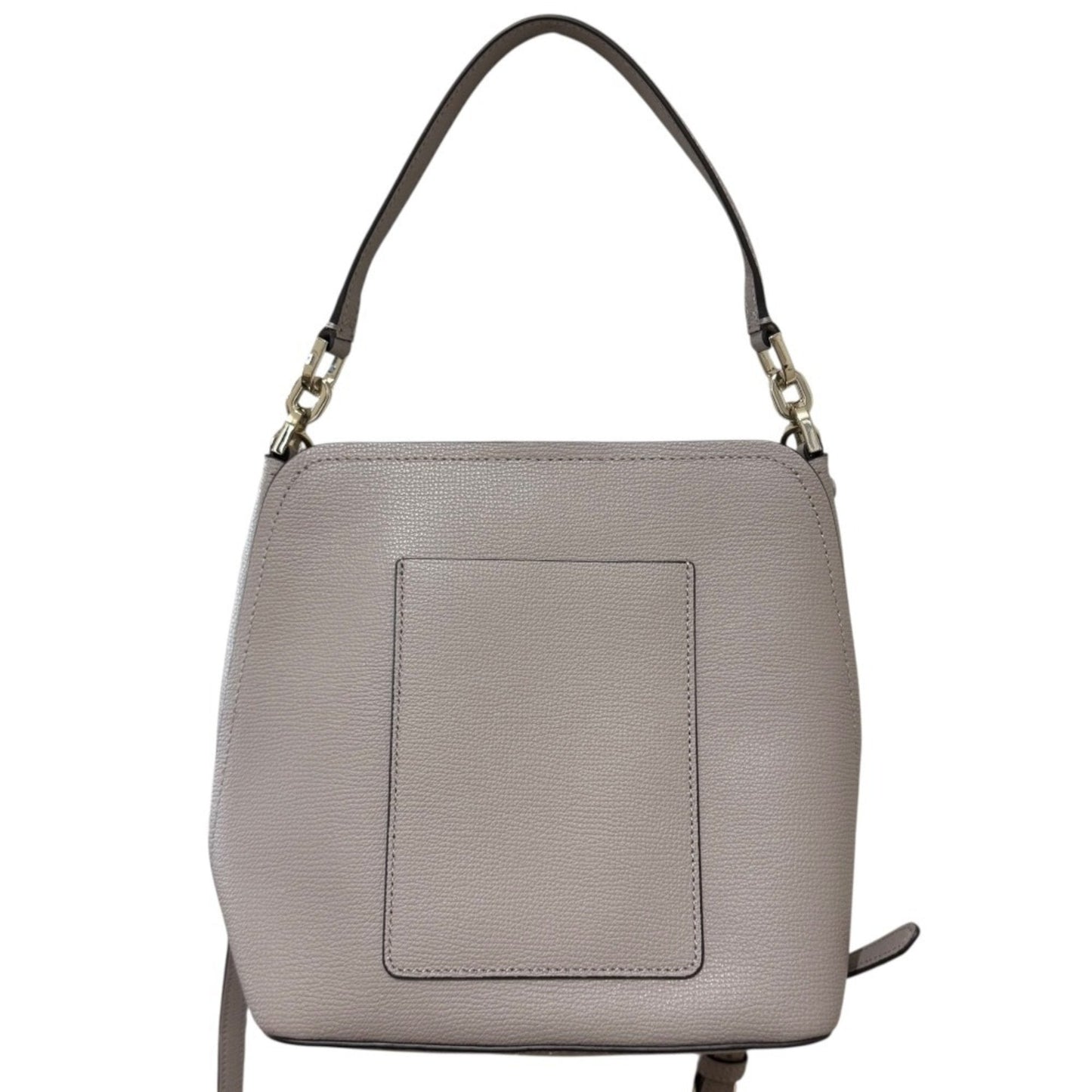 Kate Spade Grayish Leather Handbag Shoulder Bag (Pre-Owned)