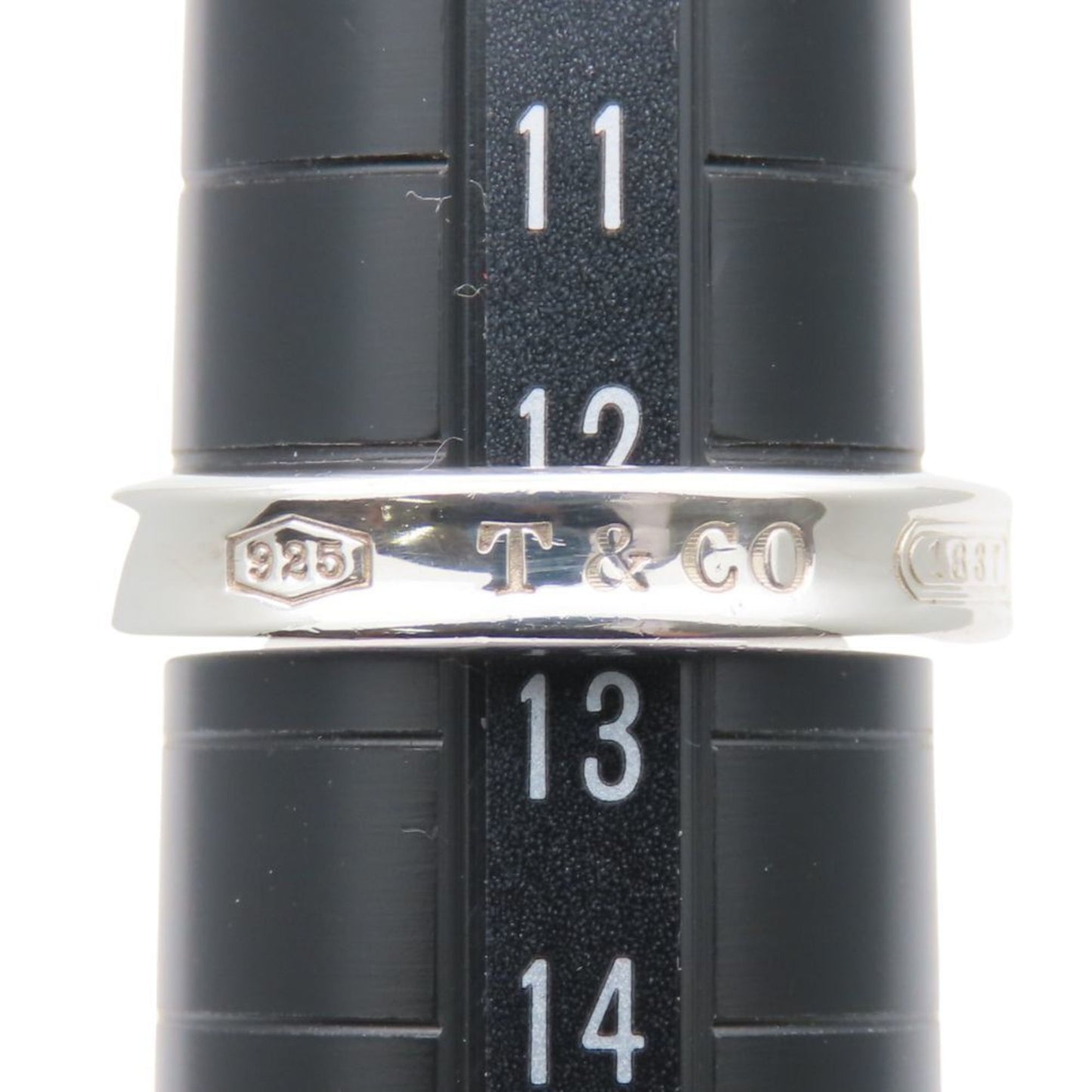 Tiffany Silver Silver 925 Band Ring (Pre-Owned)